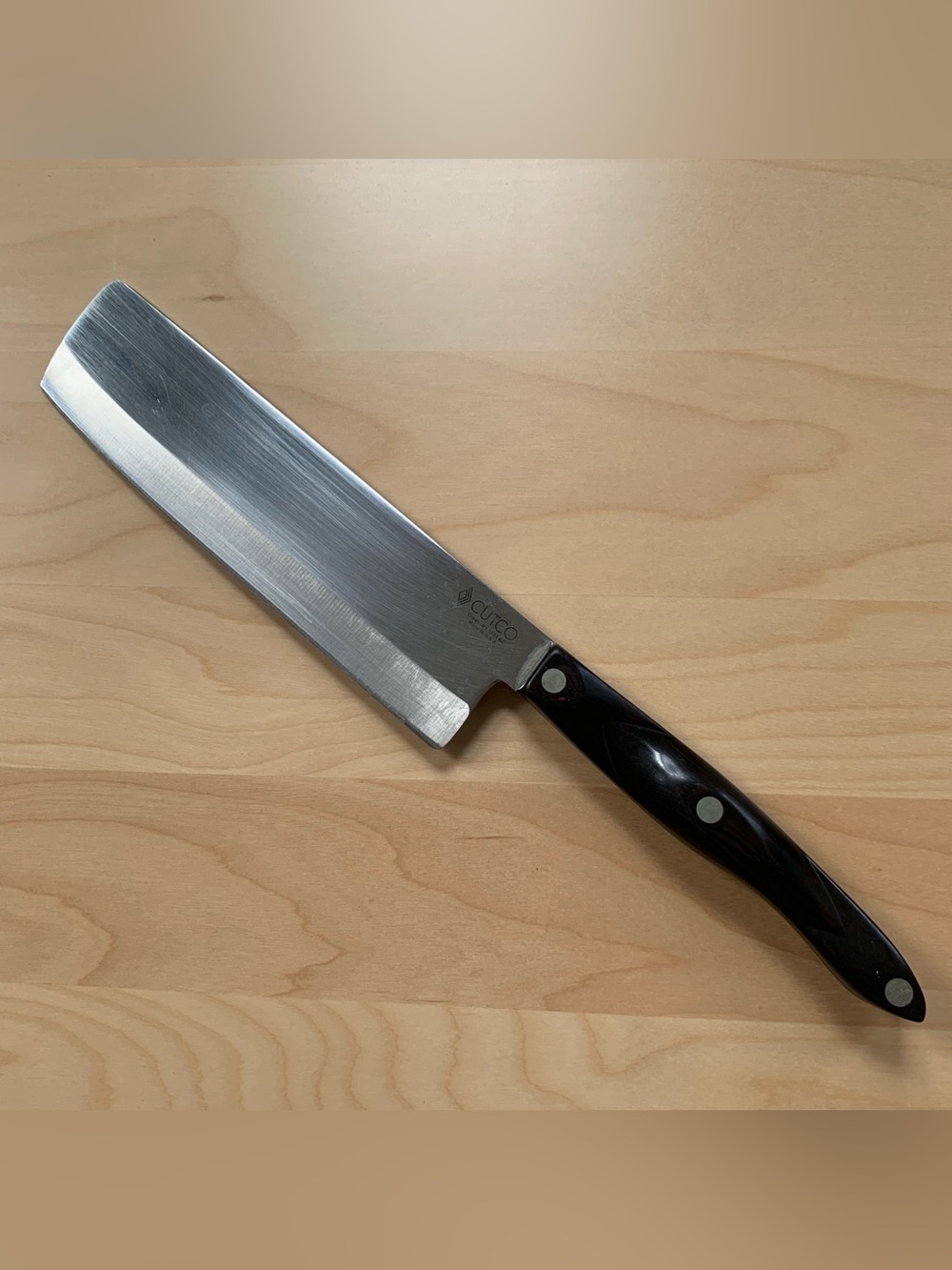 CUTCO 1735 Vegetable Cleaver Knife Classic Black Handle